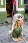 Norway. Wooden gnome. Art Print